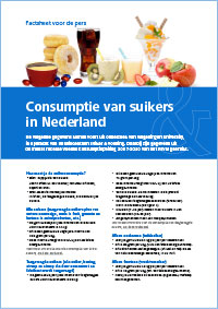 Consumptie van suikers voor de pers