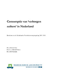 Consumptie van verborgen suikers in Nederland
